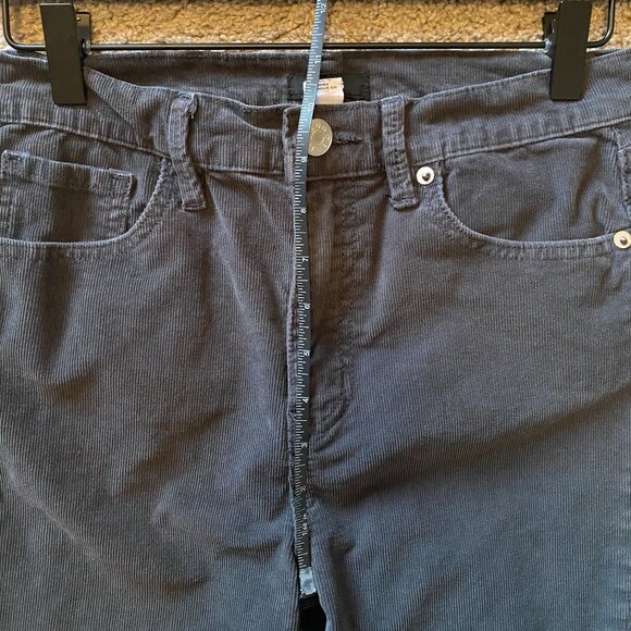 Urban Outfitters BDG High Rise Corduroy Cropped Flare Jeans | Black | Size 28 - Picture 11 of 11